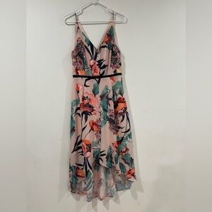 COOPER ST Floral V-Neck Sleeveless Dress 6 NWOT